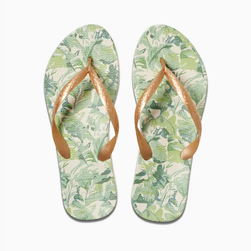 Reef Escape Lux Prints Gold Palms